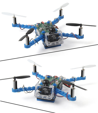 Dron Cuadricóptero Armable con Bloques de Construcción - Image 7