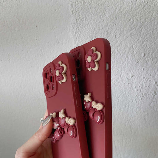 Funda Protectora para Celular con Oso 3D Adorable - Image 13