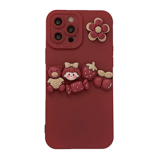 Funda Protectora para Celular con Oso 3D Adorable - Image 19