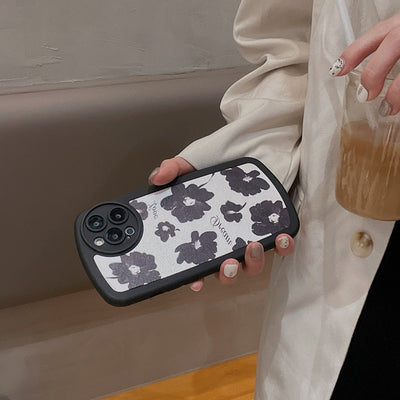 Funda de Cuero para Celular con Diseño Floral en Óleo - Image 12