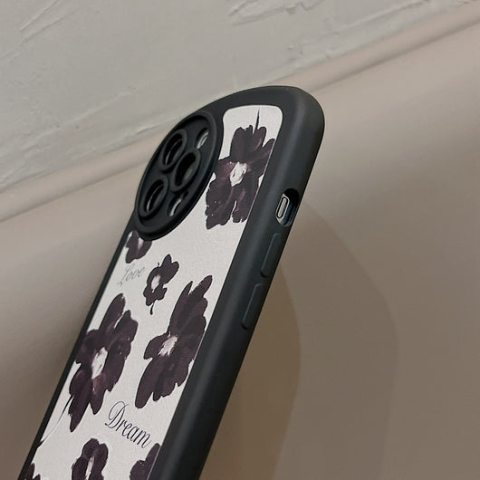 Funda de Cuero para Celular con Diseño Floral en Óleo - Image 13