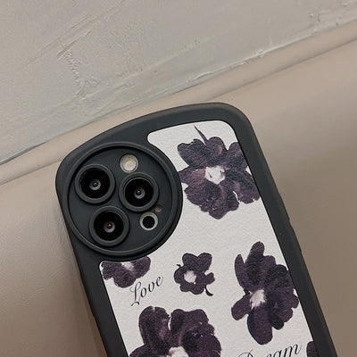 Funda de Cuero para Celular con Diseño Floral en Óleo - Image 14