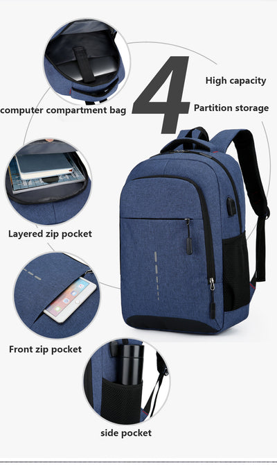Mochila de Viaje para Hombre con Gran Capacidad y Diseño Minimalista - Image 14