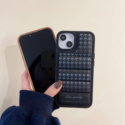 Funda de Teléfono Pied de Poule Pantalla Completa en Silicona - Image 13