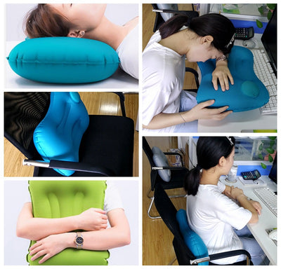 Almohada Inflable Portátil para Viajes, Oficina y Descanso - Image 11