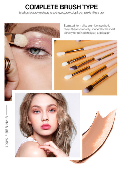 Set de 12 Brochas Profesionales para Ojos y Maquillaje - Image 15