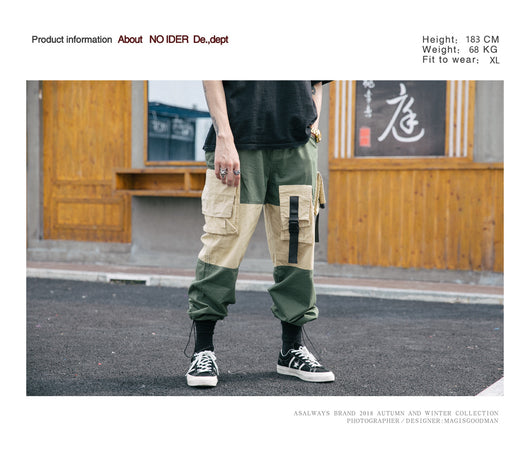 Pantalón Overol Retro Japonés Four Seasons - Corte Recto Holgado Unisex - Image 10