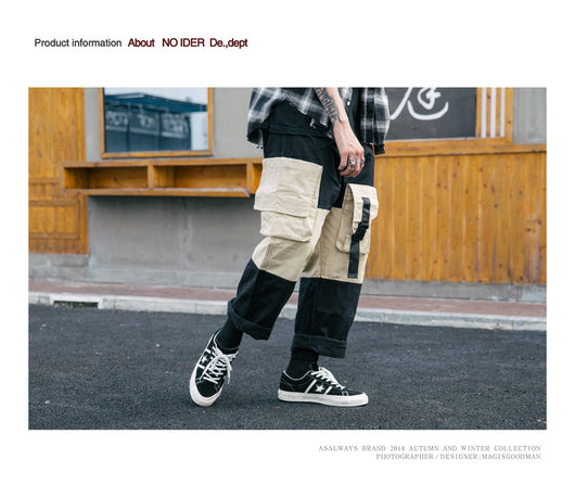 Pantalón Overol Retro Japonés Four Seasons - Corte Recto Holgado Unisex - Image 12
