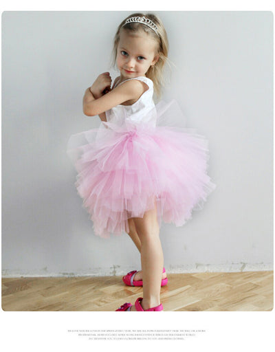 Tutú Princesa Halloween Niña 6 Capas Tul Esponjoso Danza Falda Multicolor - Image 10