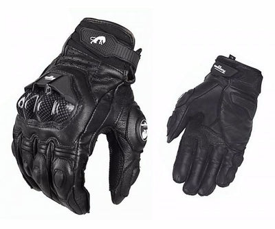 Guantes de Cuero con Forro de Terciopelo Resistentes al Viento para Hombre - Image 6