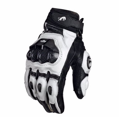 Guantes de Cuero con Forro de Terciopelo Resistentes al Viento para Hombre - Image 8