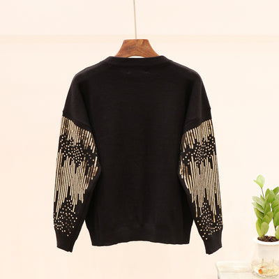 Conjunto de Pantalón y Blusa Casual con Lentejuelas y Cuentas - Image 10
