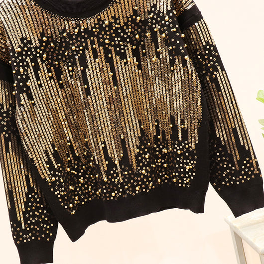 Conjunto de Pantalón y Blusa Casual con Lentejuelas y Cuentas - Image 16