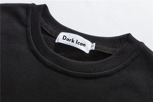 Sudadera Pareja Hip-hop Efecto Dos Piezas con Rayas - Image 13