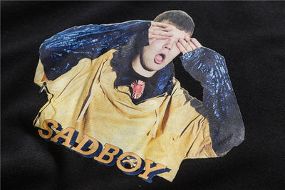 Sudadera Pareja Hip-hop Efecto Dos Piezas con Rayas - Image 14