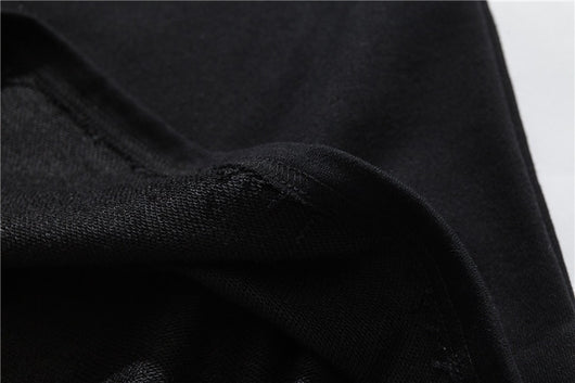 Sudadera Pareja Hip-hop Efecto Dos Piezas con Rayas - Image 18
