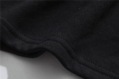 Sudadera Pareja Hip-hop Efecto Dos Piezas con Rayas - Image 19