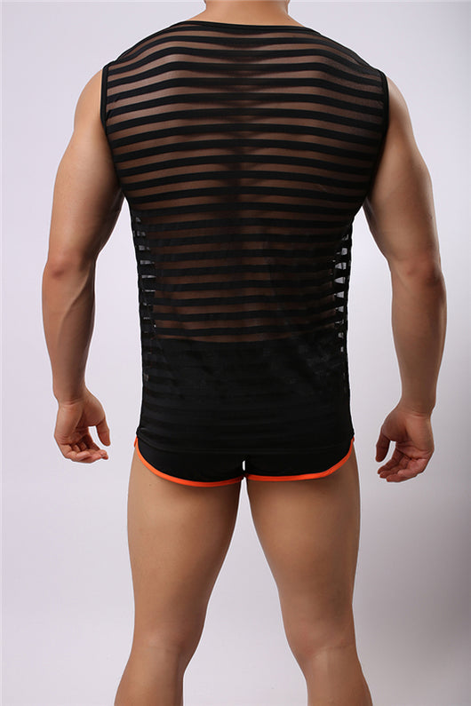 Chaleco Deportivo Elástico de Cuello Redondo con Tirantes - Image 11