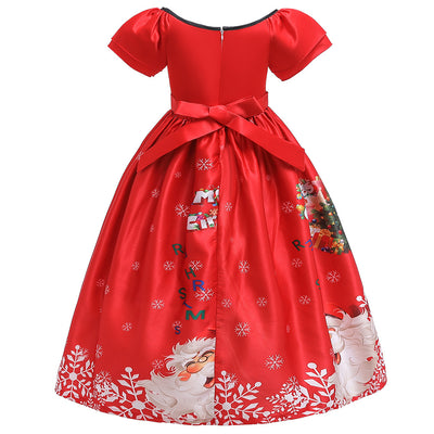 Vestido Largo Estampado Navideño - Image 14