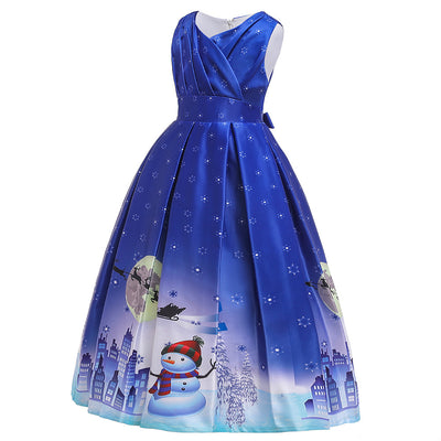 Vestido Largo Estampado Navideño - Image 16