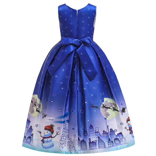 Vestido Largo Estampado Navideño - Image 17