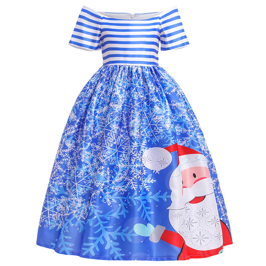 Vestido Largo Estampado Navideño - Image 18