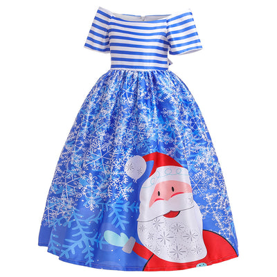 Vestido Largo Estampado Navideño - Image 19