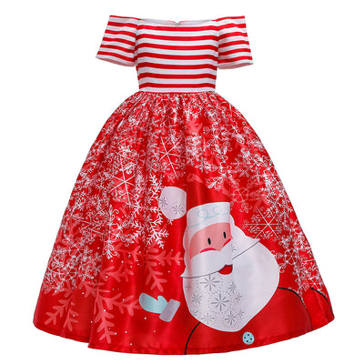 Vestido Largo Estampado Navideño - Image 21