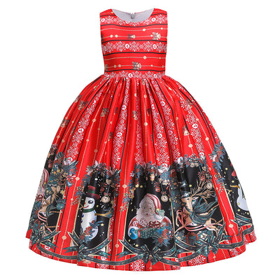 Vestido Largo Estampado Navideño - Image 24