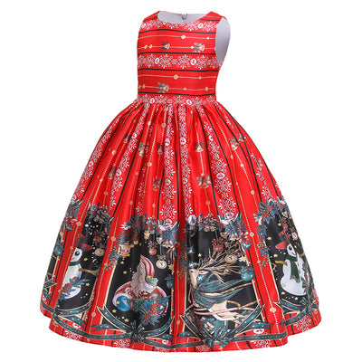Vestido Largo Estampado Navideño - Image 25