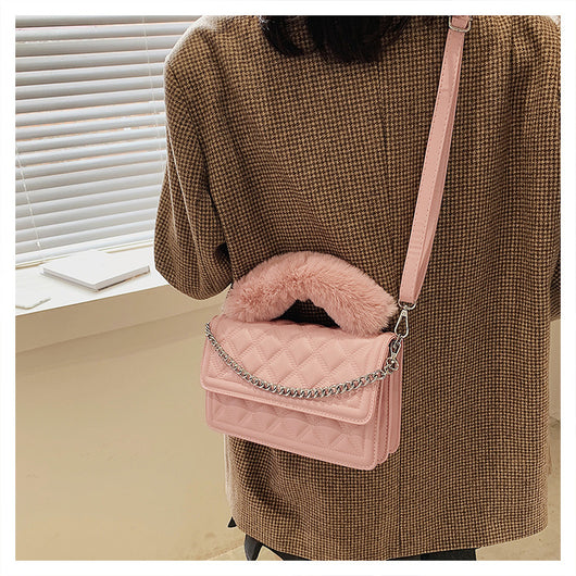 Bolso Cuadrado Retro Acolchado en Piel Sintética - Diseño Rombo - Image 14
