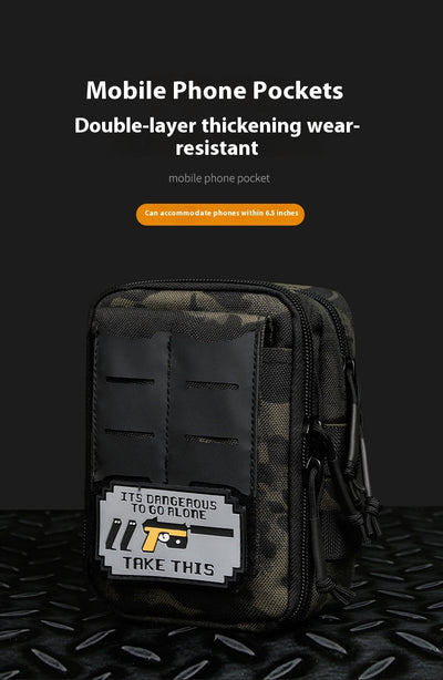 Bolsa Táctica Multifunción para Cintura - Kit Completo de Equipo Outdoor Camuflaje - Image 17