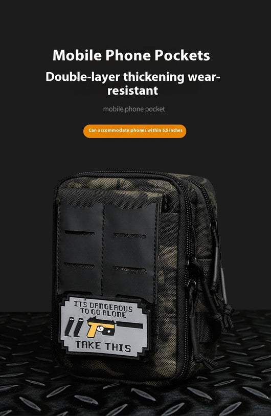 Bolsa Táctica Multifunción para Cintura - Kit Completo de Equipo Outdoor Camuflaje - Image 17