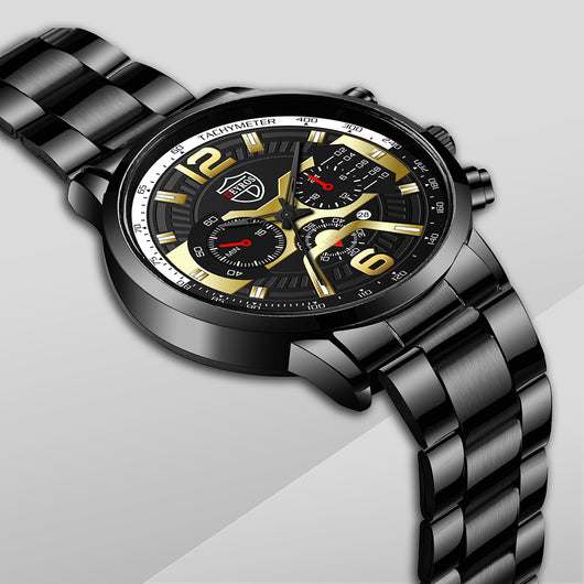 Reloj de Negocios Hombre Acero Inoxidable con Calendario Cuarzo - Image 11