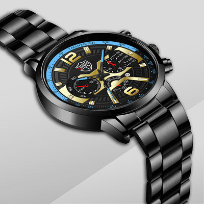 Reloj de Negocios Hombre Acero Inoxidable con Calendario Cuarzo - Image 12