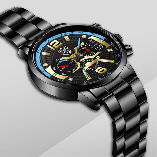 Reloj de Negocios Hombre Acero Inoxidable con Calendario Cuarzo - Image 12