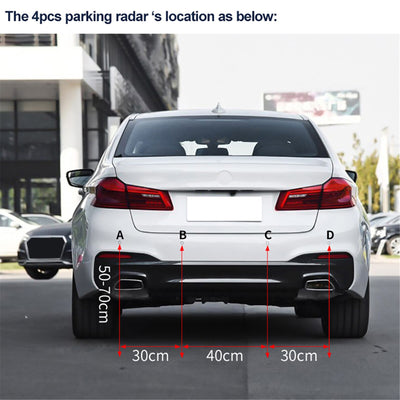 Radar de Estacionamiento 4 Sensores sin Pantalla - Image 13