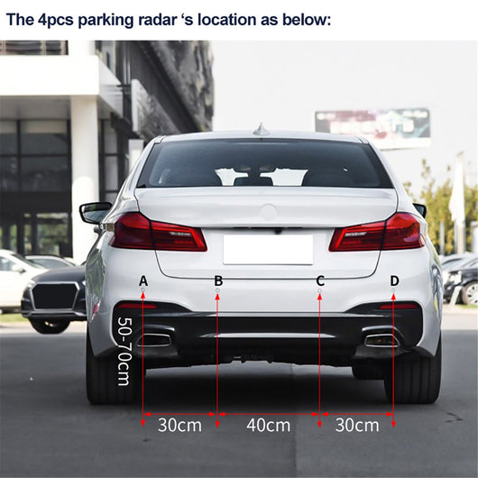 Radar de Estacionamiento 4 Sensores sin Pantalla - Image 13