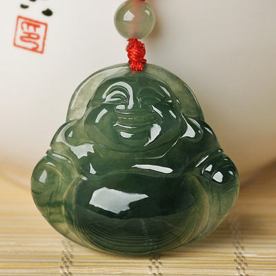 Colgante Buda de Jade Maitreya - Prosperidad y Paz Interior - Image 10