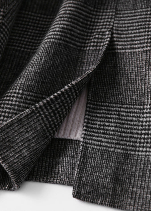 Abrigo de Lana Reversible Doble Faz Confeccionado a Mano para Mujer - Image 35