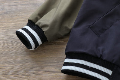 Chaqueta Deportiva de Cuello Mao para Niños - Estilo Béisbol Clásico - Image 12