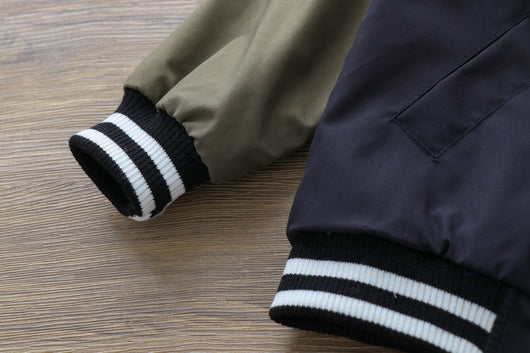 Chaqueta Deportiva de Cuello Mao para Niños - Estilo Béisbol Clásico - Image 12