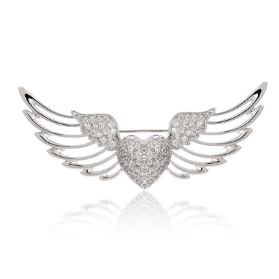 Broche de Alas de Ángel con Circonitas Engarzadas - Image 6