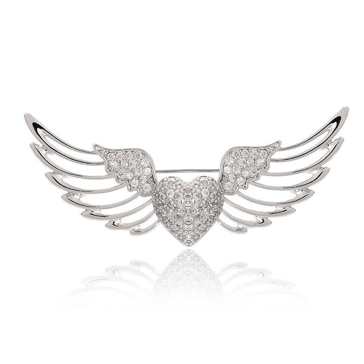 Broche de Alas de Ángel con Circonitas Engarzadas - Image 6