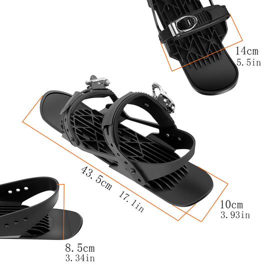 Patines Esquí Portátiles Ajustables para Nieve - Tabla Corta - Image 21