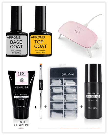 Kit Completo de Gel de Uñas Venalisa - Constructor Transparente y Camuflaje Jelly - Image 3
