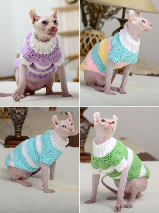 Suéter Abrigador para Gatos sin Pelo - Ropa Térmica Protectora - Image 13