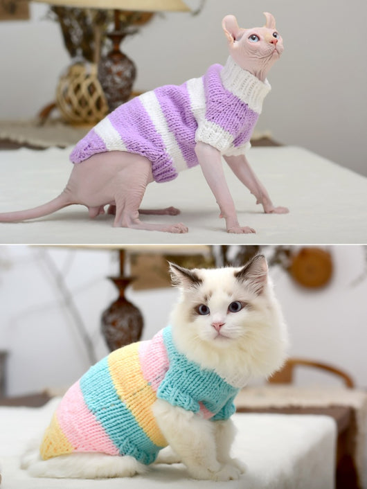 Suéter Abrigador para Gatos sin Pelo - Ropa Térmica Protectora - Image 14