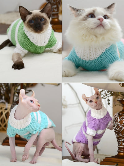 Suéter Abrigador para Gatos sin Pelo - Ropa Térmica Protectora - Image 16