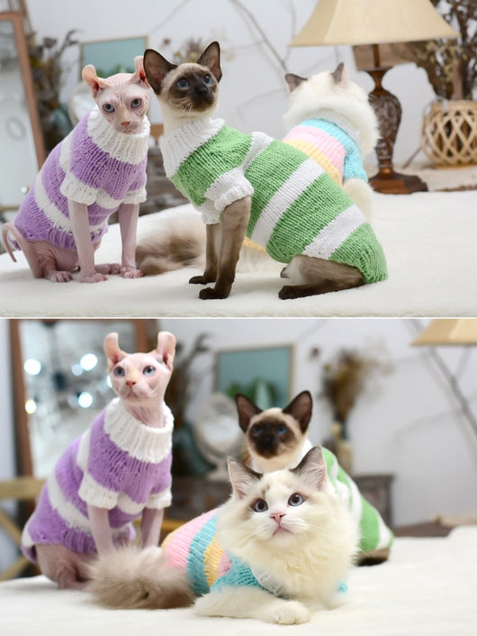Suéter Abrigador para Gatos sin Pelo - Ropa Térmica Protectora - Image 18